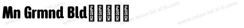 Mon Garamond Bold字体转换